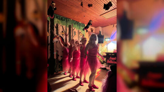 Die "Barbiegirls" des Männerballetts (Jakob Hahn, Wolfgang Hill, Frank Schenkewitz, Patrick Malina, Patrick Stiltz) sorgten für