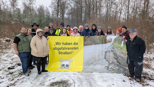 Anwohner im Wildenburger Land kämpfen für den Ausbau der Kreisstraße 92. Der drei Kilometer lange Straßenabschnitt ist mittlerwe