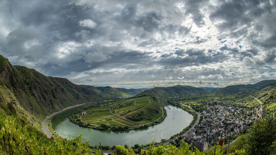 Die bekannte Lage Bremmer Calmont ist an der Mosel nicht nur für den Weinbau an sich relevant - sie lockt auch zahlreiche Touris