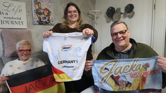 Familie Keuchel aus Brachbach fährt mit Freude und Zuversicht zu den Olympischen Winterspielen, um in Cortina "ihre Jacka" im Ei