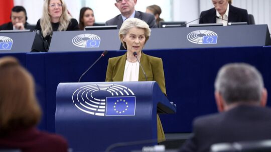 Plenarsitzung des Europäischen Parlaments - Von der Leyen Plenarsitzung des Europäischen Parlaments - Von der Leyen