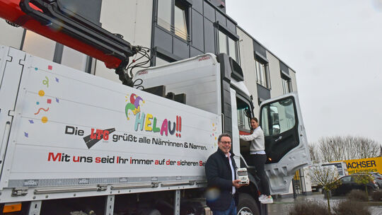 Unternehmer Manfred Graffe und dessen Tochter Sarah Walldorf, die als Prokuristin der LTG fungiert, freuen sich auf den Einsatz