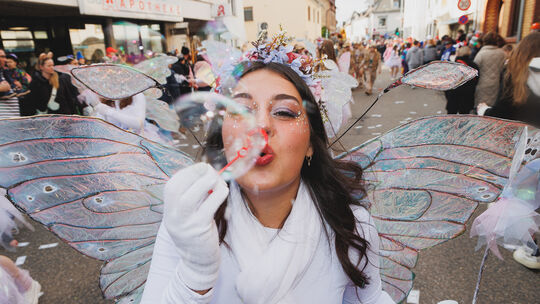 Von Schwerdonnerstag bis Veilchendienstag erlebt der Straßenkarneval im Land seine Hochphase. 
Beliebtes Ziel für die Narrenscha