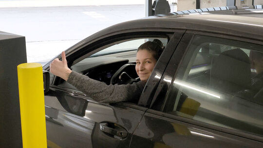 Das City-Parkhaus wird um 19.30 Uhr geschlossen, eine Ausfahrt ist danach aber noch möglich.