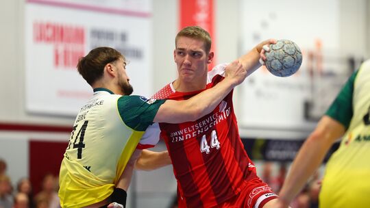 Tom Jansen, der sich in Krefeld eine Fußverletzung zuzog, fehlt dem TuS Ferndorf auf unbestimmte Zeit.