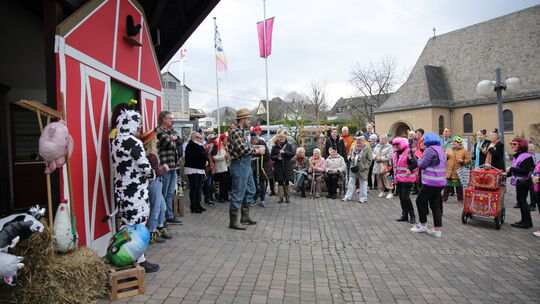 Thema des Tages in Brey: Bauernhof!