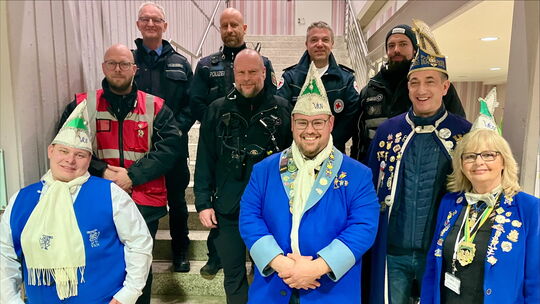 Die Verantwortlichen für die närrischen Tage in Bad Kreuznach, sowohl was Altweiber als auch was die Narrefahrt betrifft.