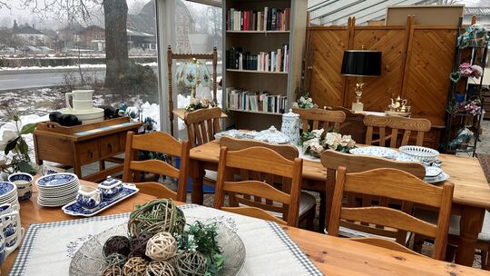 Ein Blick in die Verkaufsräume der Verwerter in Langenhahn. Hier kann nach Herzenslust gestöbert und alte Schätze entdeckt werde