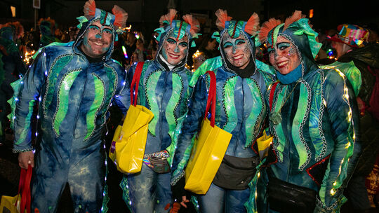 Impressionen vom Fastnachtszug in Kell am Freitagabend: Tanztruppe Nickenich.