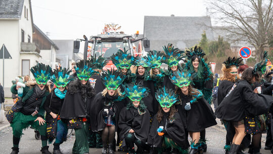 Impressionen vom Karnevalsumzug in Mastershausen.