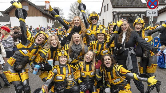 Impressionen vom Karnevalsumzug in Guckheim.
