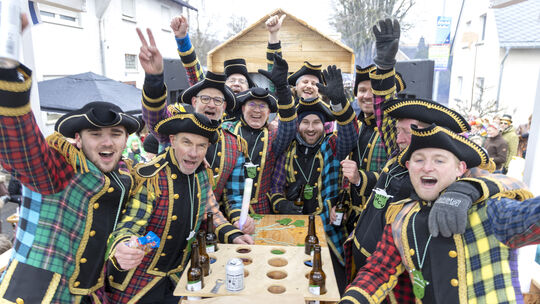 Impressionen vom Karnevalsumzug in Guckheim.