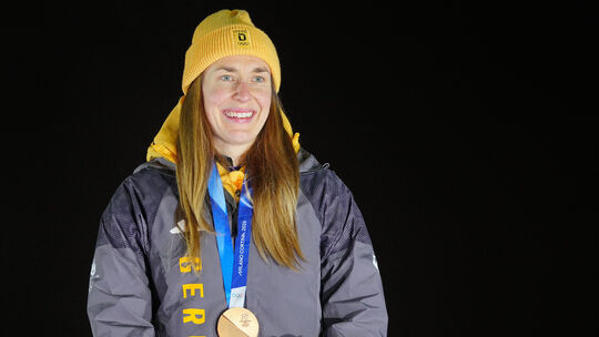 Aufatmen nach der Zitterpartie von Cortina: Jacqueline Pfeifer gewann bei den Olympischen Spielen die Bronzemedaille.