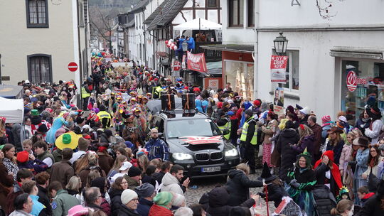 Rappelvolle Straße in Heimersheim.