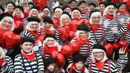 Seit 23 Jahren ist die private Gruppe Hepfer beim Vallendarer Umzug dabei.