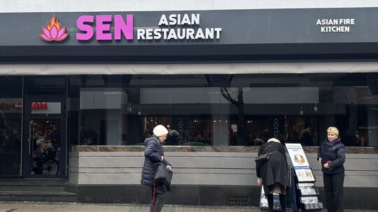 Soll noch in diesem Monat eröffnen: Das Restaurant "Sen" in der Mittelstraße.