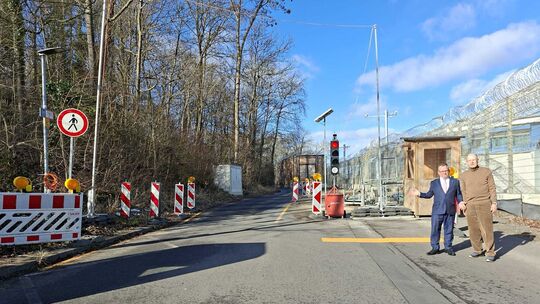 Die Karthäuser Stephan Wefelscheid (Landtagsabgeordenter und Fraktionsvorsitzender im Stadtrat) und Edgar Kühlenthal (Mitglied d