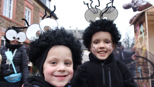 Pünderich. Kleine Fliegen, die nicht lästig sind, sondern viel Spaß machen beim "Zuch" in Pünderich.
