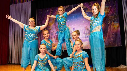 Klasse Show: Die "Amazing Steps" begeisterten mit einem märchenhaften Auftritt in Rückweiler.