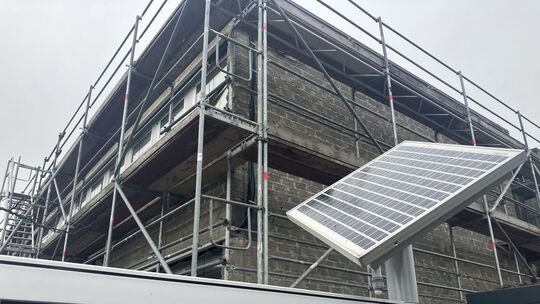 Die Sanierungsarbeiten an der Lindenschule in Bad Breisig sind in vollem Gange.