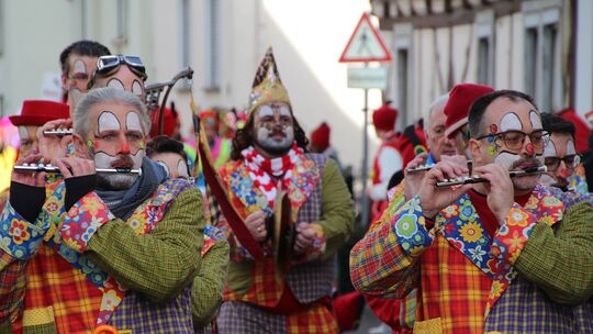 Unkel: Die Rheinklänge sorgen als Clowns für die richtigen Flötentöne. Unkel: Die Rheinklänge sorgen als Clowns für die richtigen Flötentöne.