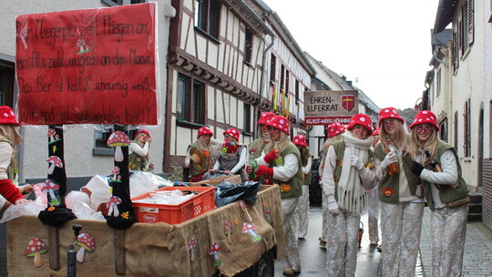 Die Fliegenpilze aus Hönningen ziehen angeblich noch nicht direkt die Männer an.