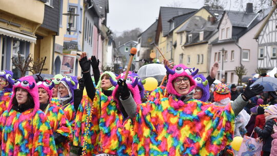Die Musikgruppe Ramba Samba aus Elz macht in Nastätten Rambazamba.