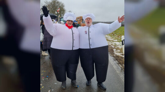 Die beiden Ellerner Köche haben ihre wohlschmeckenden Gerichte wohl in erster Linie sich selbst kredenzt.