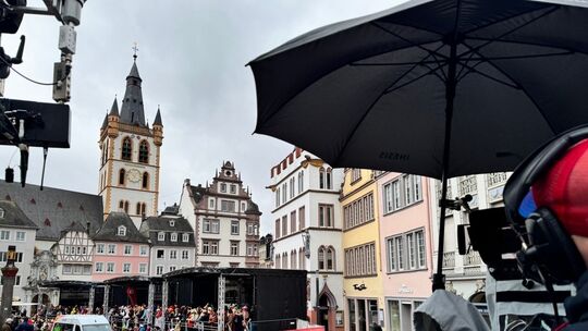Zugspitze auf dem Trierer Hauptmarkt