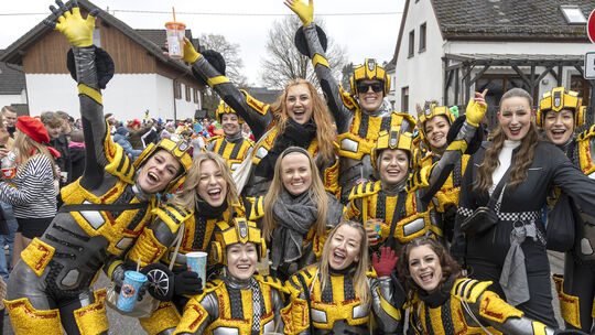Impressionen vom Karnevalsumzug in Guckheim.