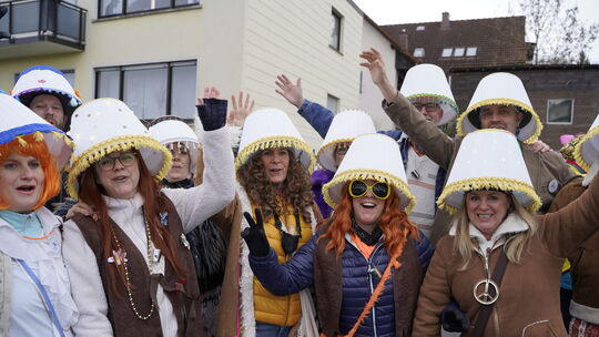 Ausgelassene Narren in Algenrodt