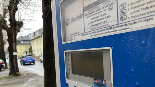 Die Ticketautomaten in Lahnstein sind nun außer Betrieb, wie hier in der Ostallee in Oberlahnstein