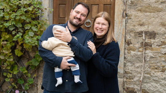 Familie Moog ist in Nauort angekommen.