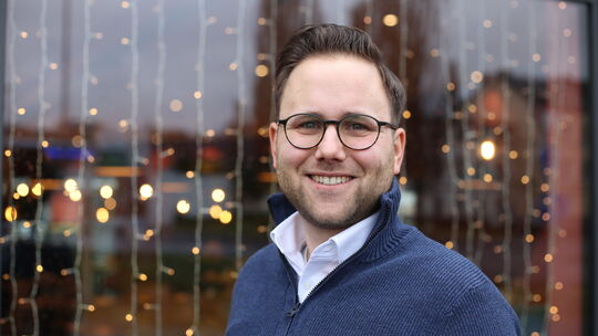 Kai Dommershausen tritt zum ersten Mal als Direktkandidat für den Landtag an. Um Präsenz zu zeigen und sich den Menschen im Wahl