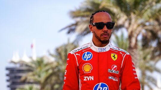 Ferrari-Pilot Lewis Hamilton Ferrari-Pilot Lewis Hamilton