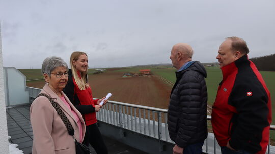 Das Sahnestückchen der Penthousewohnung ist der unverbaubare Blick Richtung Hargesheim oder hin zum Breitenfelser Hof.