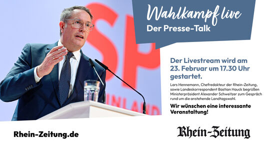 Alexander Schweitzer zu Gast bei der Rhein-Zeitung