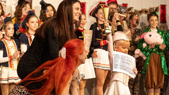 Solomariechen Emily Lou wurde als eine der jüngsten Tänzerinnen ausgezeichnet.