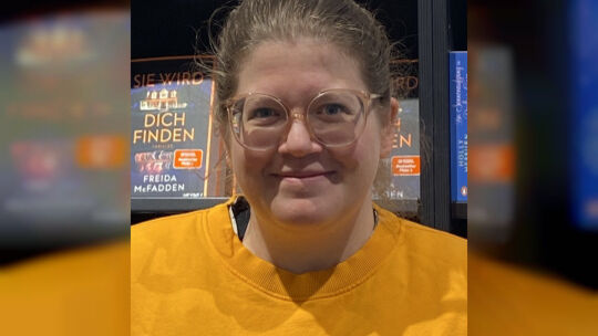 Hoch motiviert hat Emily Sippel im August die Filialleitung der Buchhandlung Thalia in der Fußgängerzone übernommen. Sie freut s