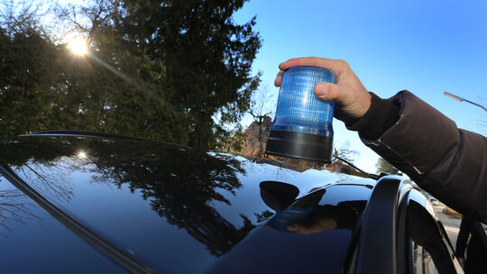 Im Rhein-Hunsrück-Kreis gibt es zehn Ausnahmegenehmigungen für mobile Blaulichter. Diese teilen sich die stellvertretenden BKI,