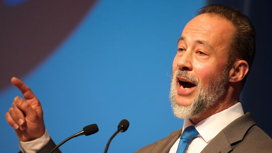 Jan Bollinger, Fraktionsvorsitzender im Landtag und Landesvorsitzender der AfD Rheinland-Pfalz, ist Spitzenkandidat seiner Parte