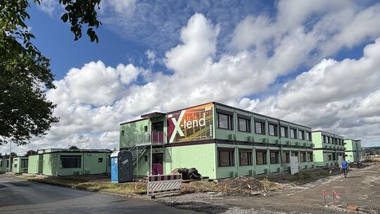 Die Unterkunft im Stadtteil Block: Die Unterbringung von geflüchteten Menschen stellt Kommunen wie Neuwied vor große Herausforde