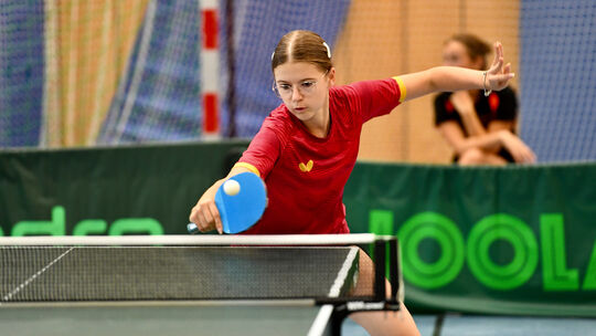Magdalena Breuer (hier im Trikot des TTC Nentershausen) ist eine der besten deutschen Nachwuchsspielerinnen.