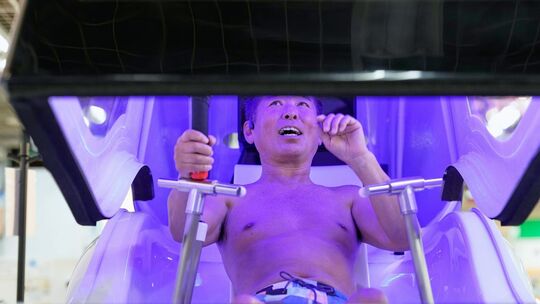 Menschliche Waschmaschine in Japan: Sauber in 15 Minuten