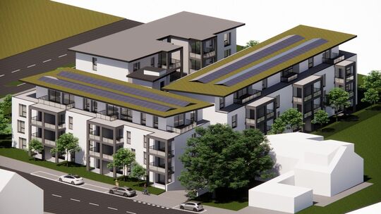 So kann man sich den Wohnhauskomplex vorstellen, der am Kreisel Ringstraße/Sohler Weg in Neuwied entstehen soll.