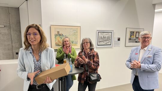 Am Ende der Führung war Sabine Bätzing-Lichtenthäler sehr beeindruckt vom Regionalmuseum "Goldener Engel" in Baumholder. Vom SPD Am Ende der Führung war Sabine Bätzing-Lichtenthäler sehr beeindruckt vom Regionalmuseum "Goldener Engel" in Baumholder. Vom SPD