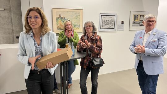 Am Ende der Führung war Sabine Bätzing-Lichtenthäler sehr beeindruckt vom Regionalmuseum "Goldener Engel" in Baumholder. Vom SPD