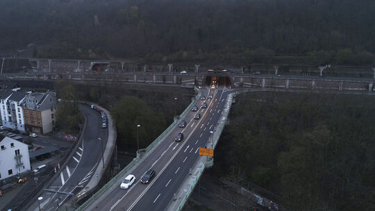 Der Glockenbergtunnel muss im April für eine Nacht gesperrt werden.