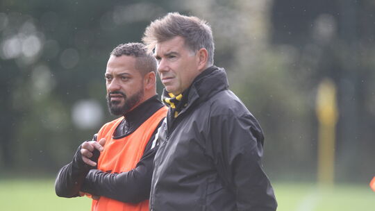 Für Marco Barletta und Co-Trainer Dominique Norvell ist ihr SV Göttschied nach Abschluss der Wintervorbereitung eine Wundertüte.