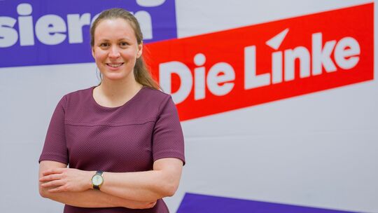 Rebecca Ruppert ist die Spitzenkandidatin der rheinland-pfälzischen Linken. Die Partei will bei der Landtagswahl am 22. März zum